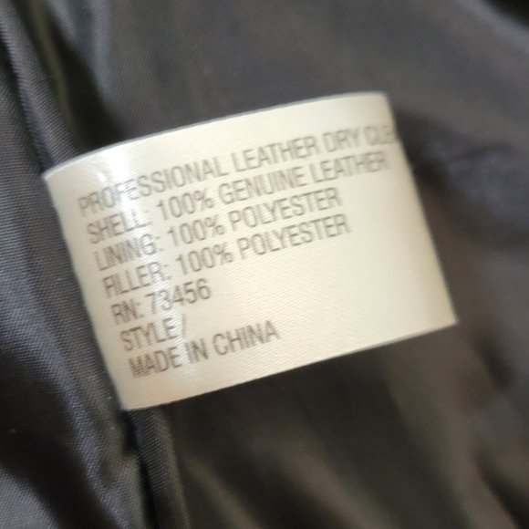 Marc Mattis Black Leather Jacket Size XL Coat - Picture 15 of 15